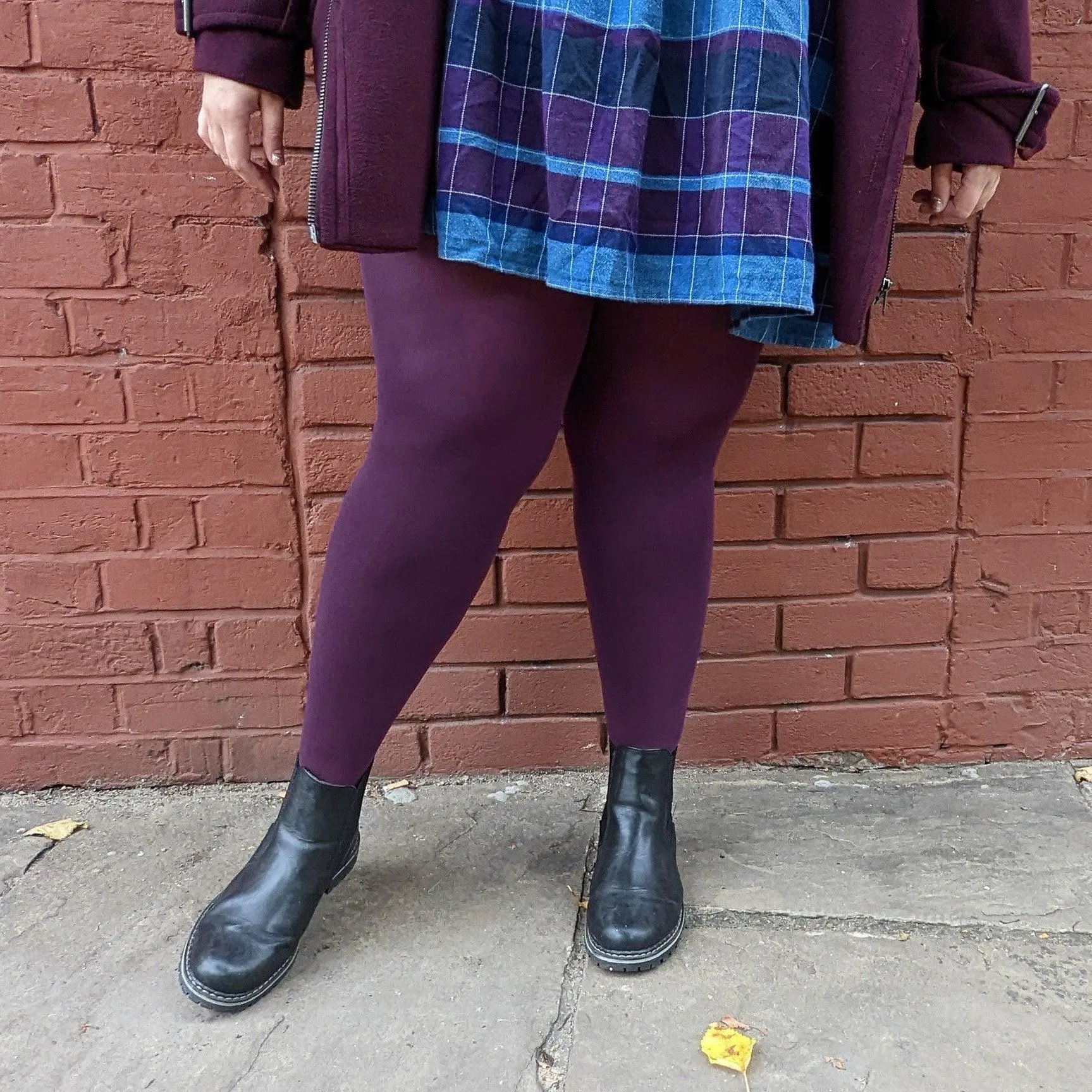 120 Denier Strumpfhosen - Plum