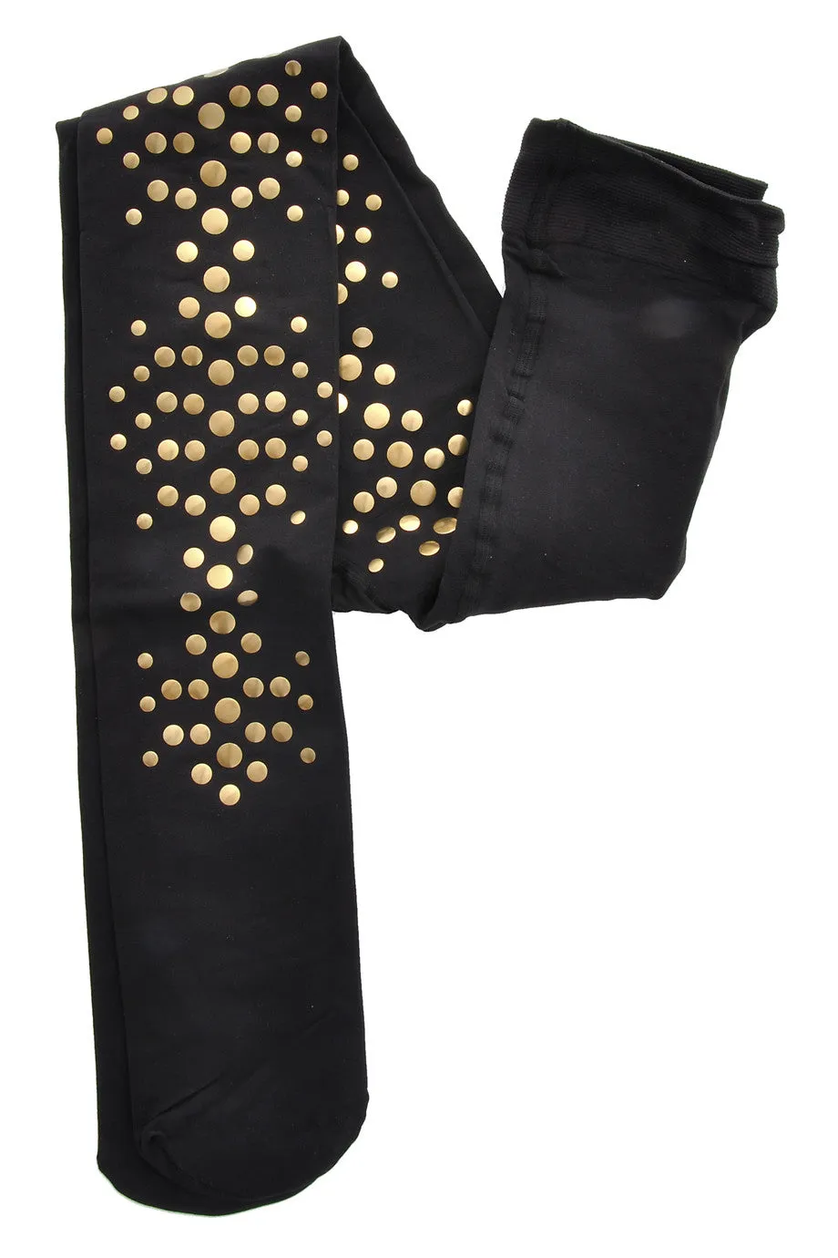 BEBAROQUE BRASSY Black Tights