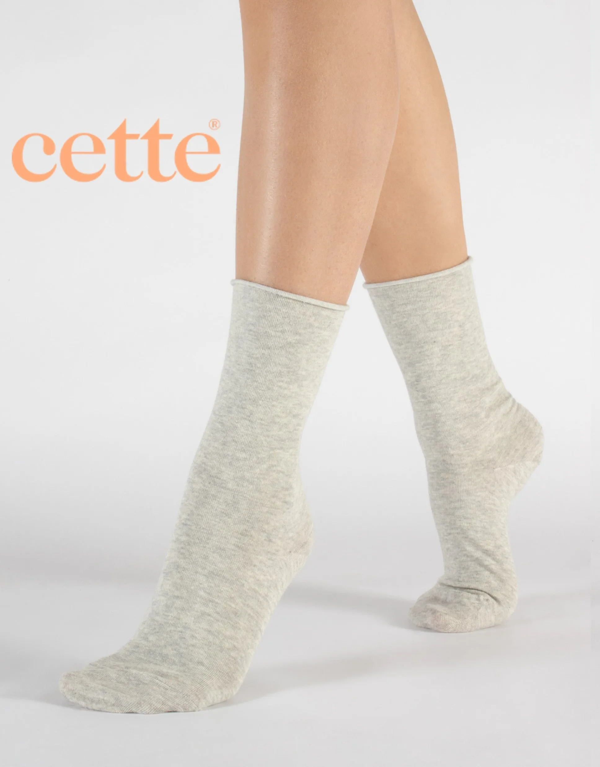 Cette Clearance Cotton Melee Socks 275-12