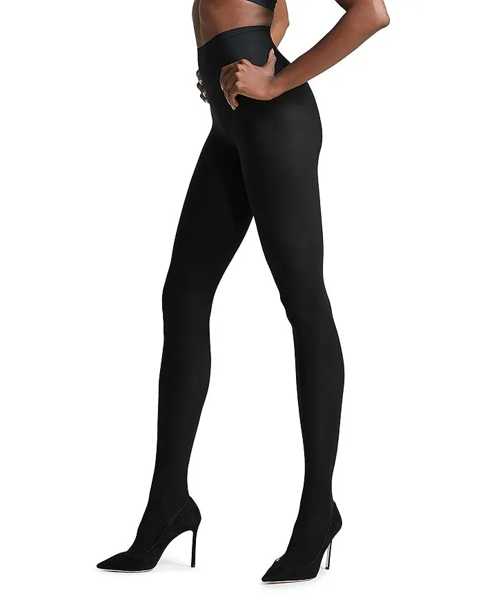 Completely opaque matte Commando tights