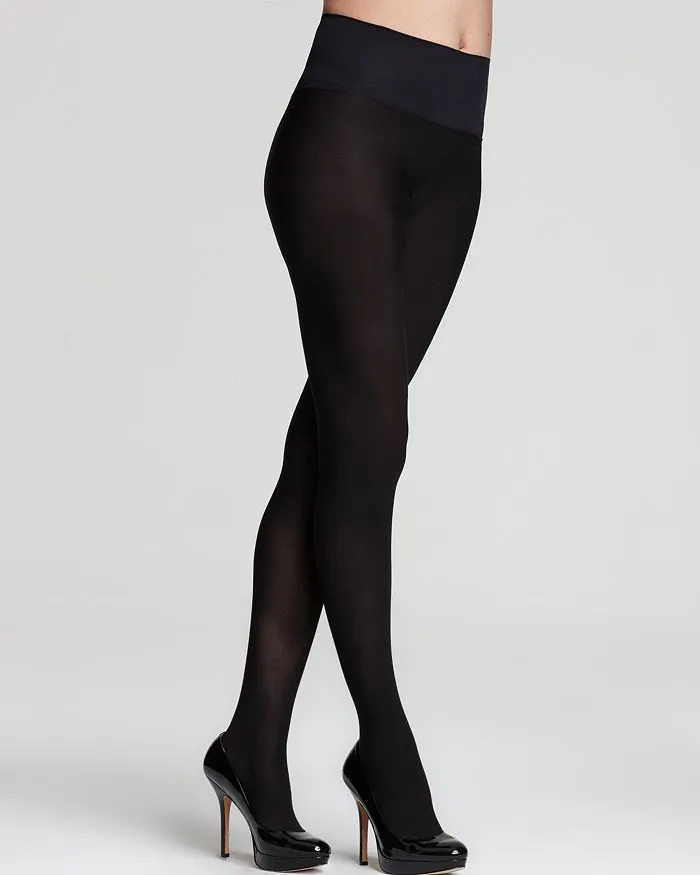 Completely opaque matte Commando tights