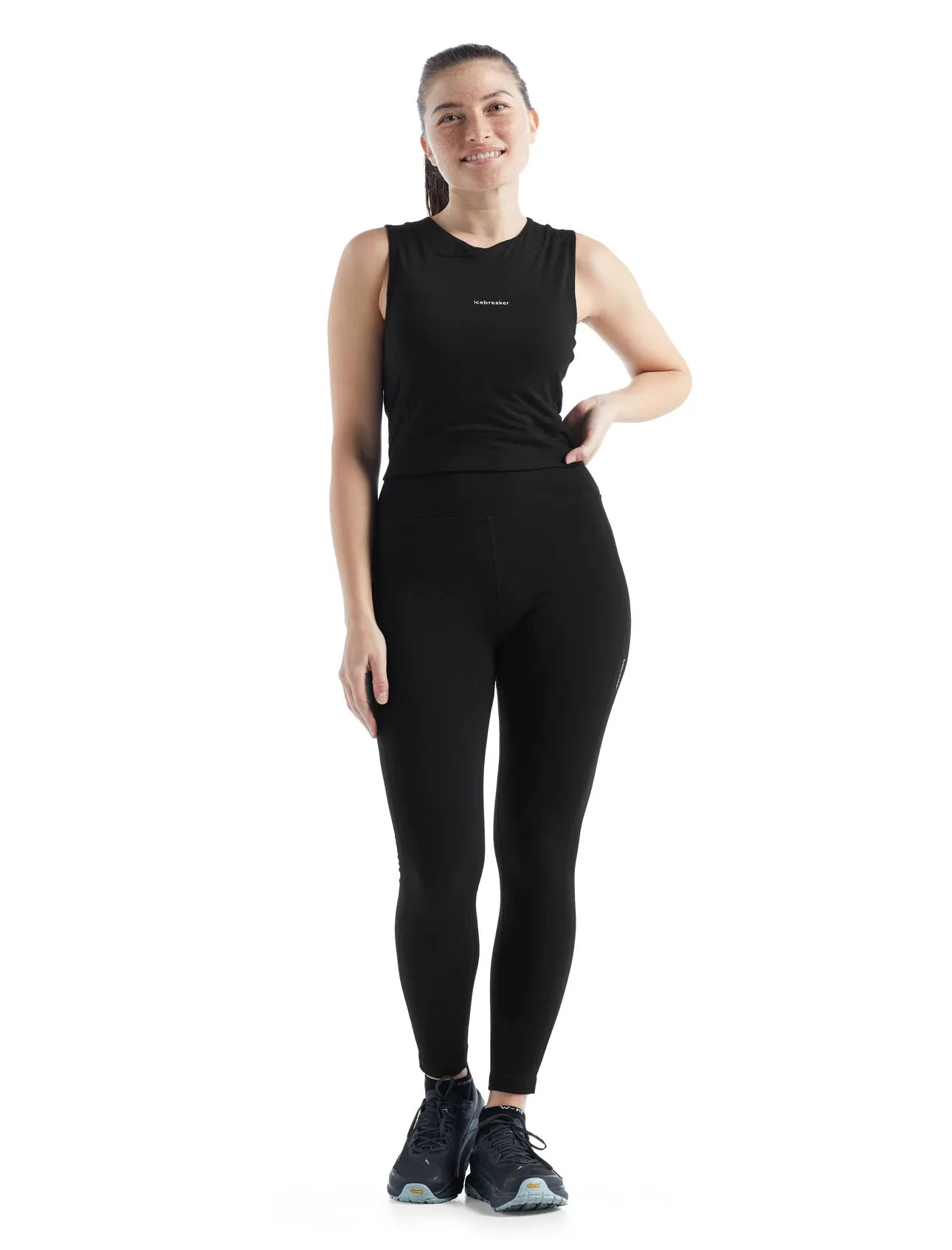 Icebreaker Wmns Fastray High Rise Tights Black