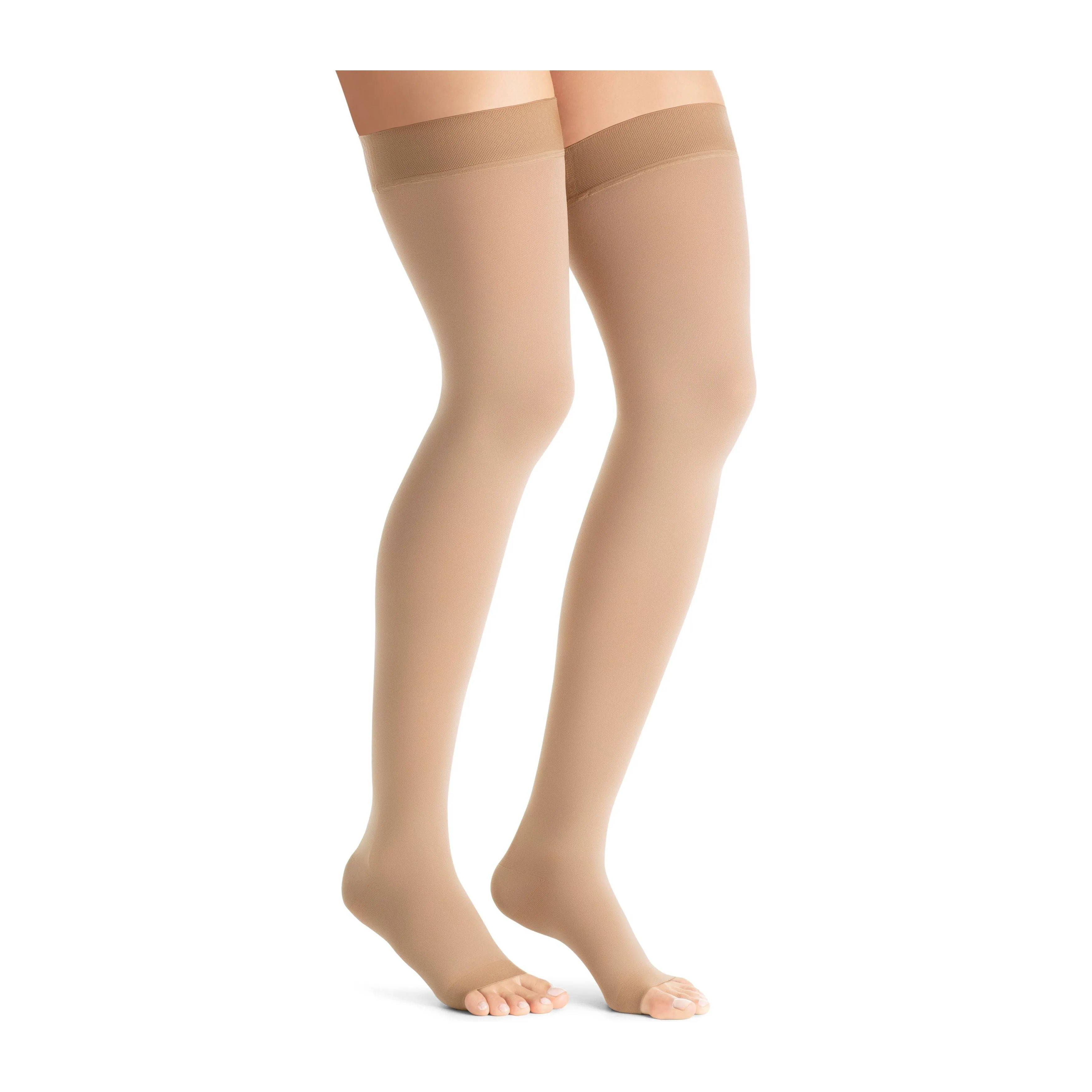 JOBST® Opaque Women's Thigh High 15-20 mmHg, Open Toe, Maternity