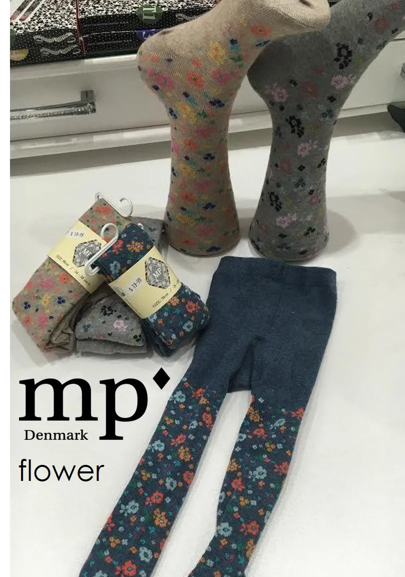 MP Denmark Children Flower Cotton Tights  3937