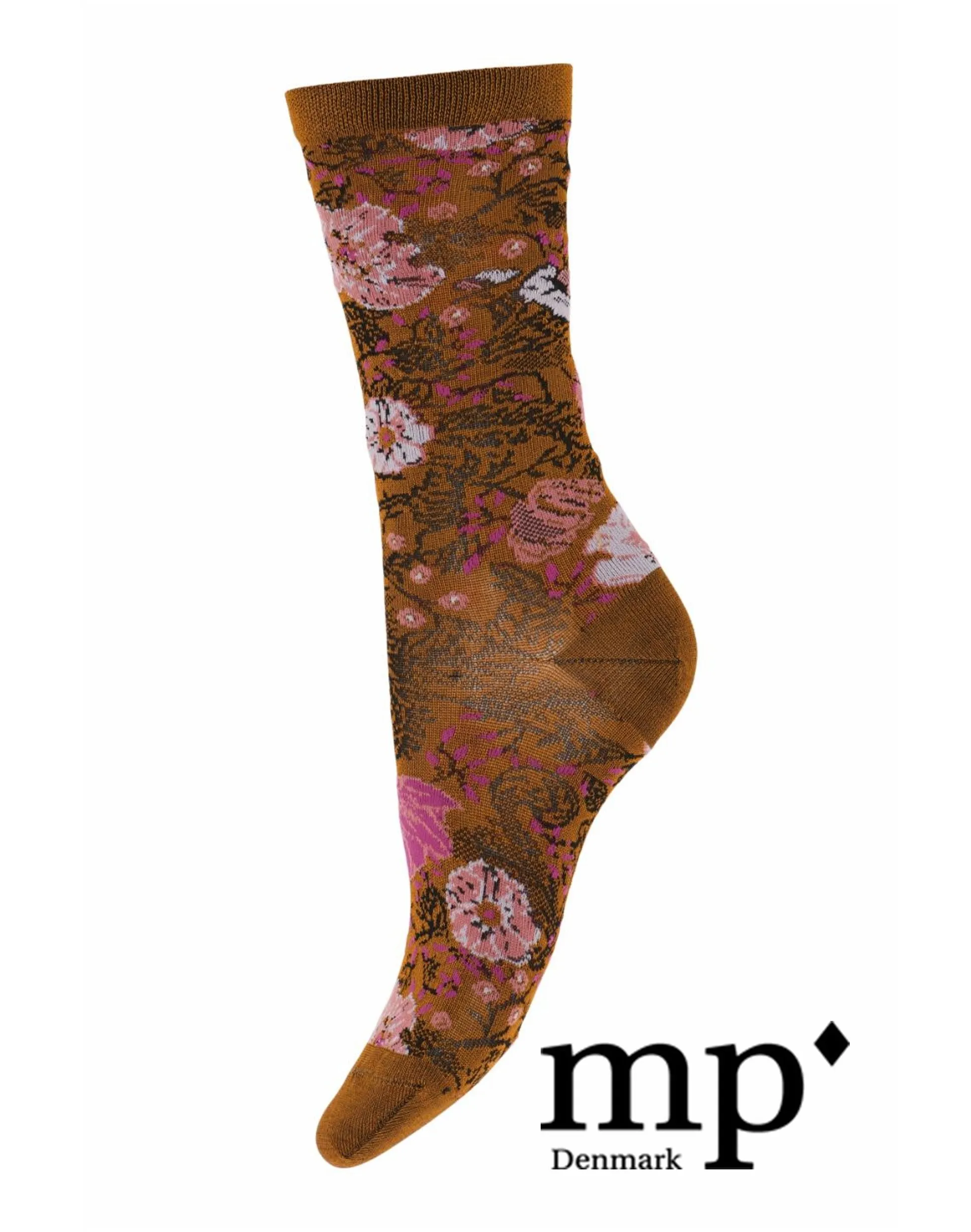 MP Denmark Florie Socks 79654 Dark Honey