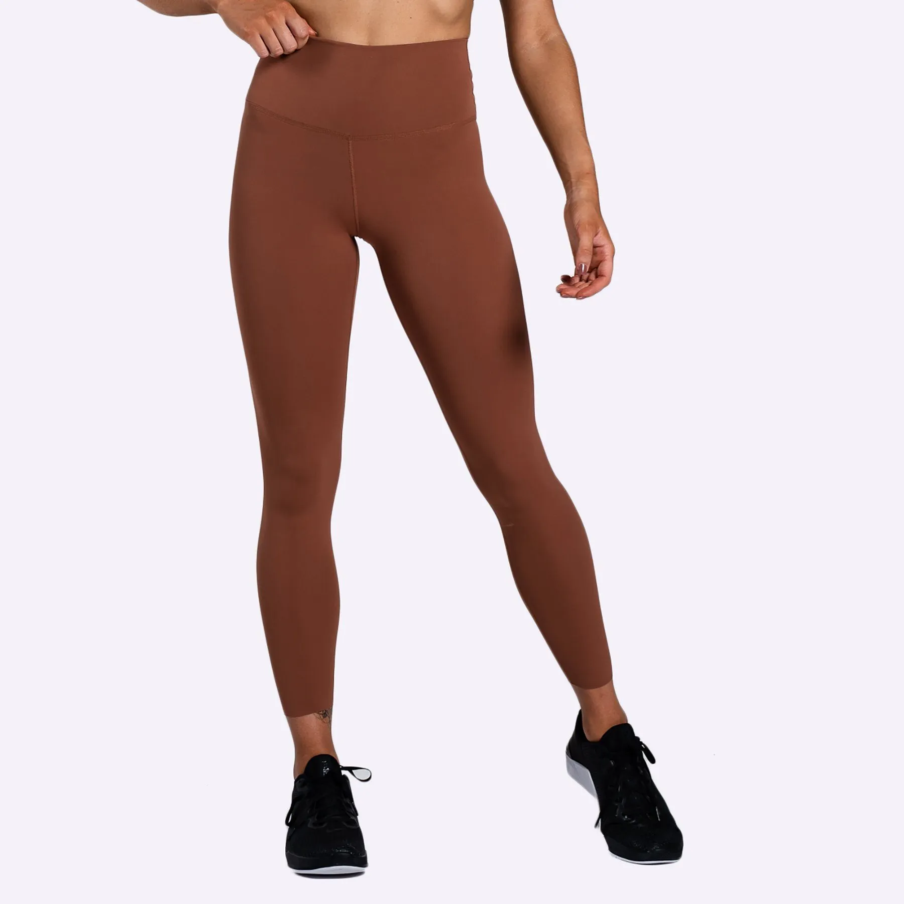 Nike - Yoga Luxe Women's 7/8 Tights - RED BARK/TERRA BLUSH