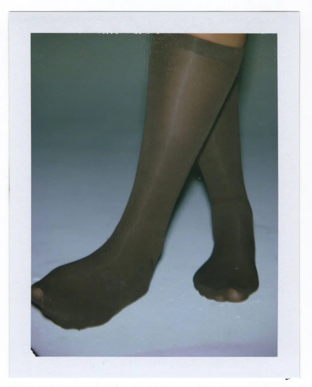 NYLON HOSIERY MID CALF SOCK | COCOA