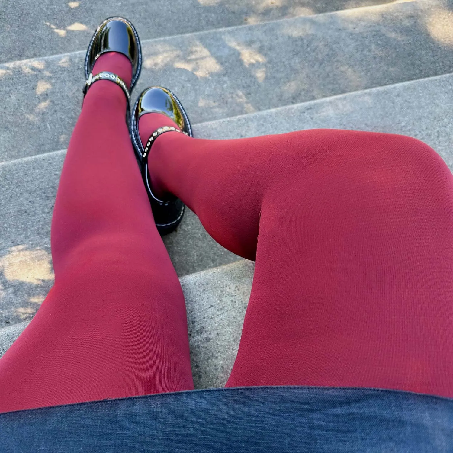 Opaque Tights - Roast