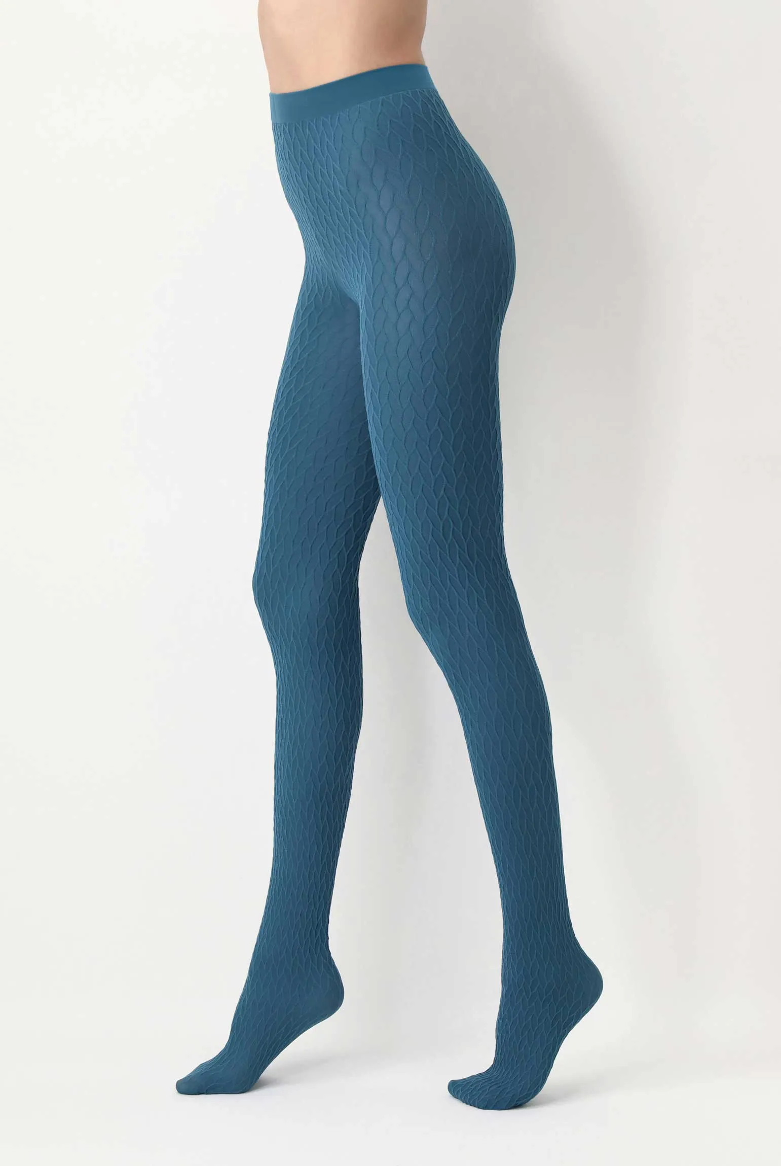 Oroblu Winding Opaque Relief Pattern Tights