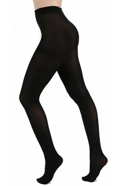 Pamela Mann Hosiery 200 Denier Opaque Pantyhose in Black