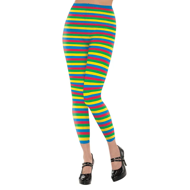 Rainbow Footless Tights