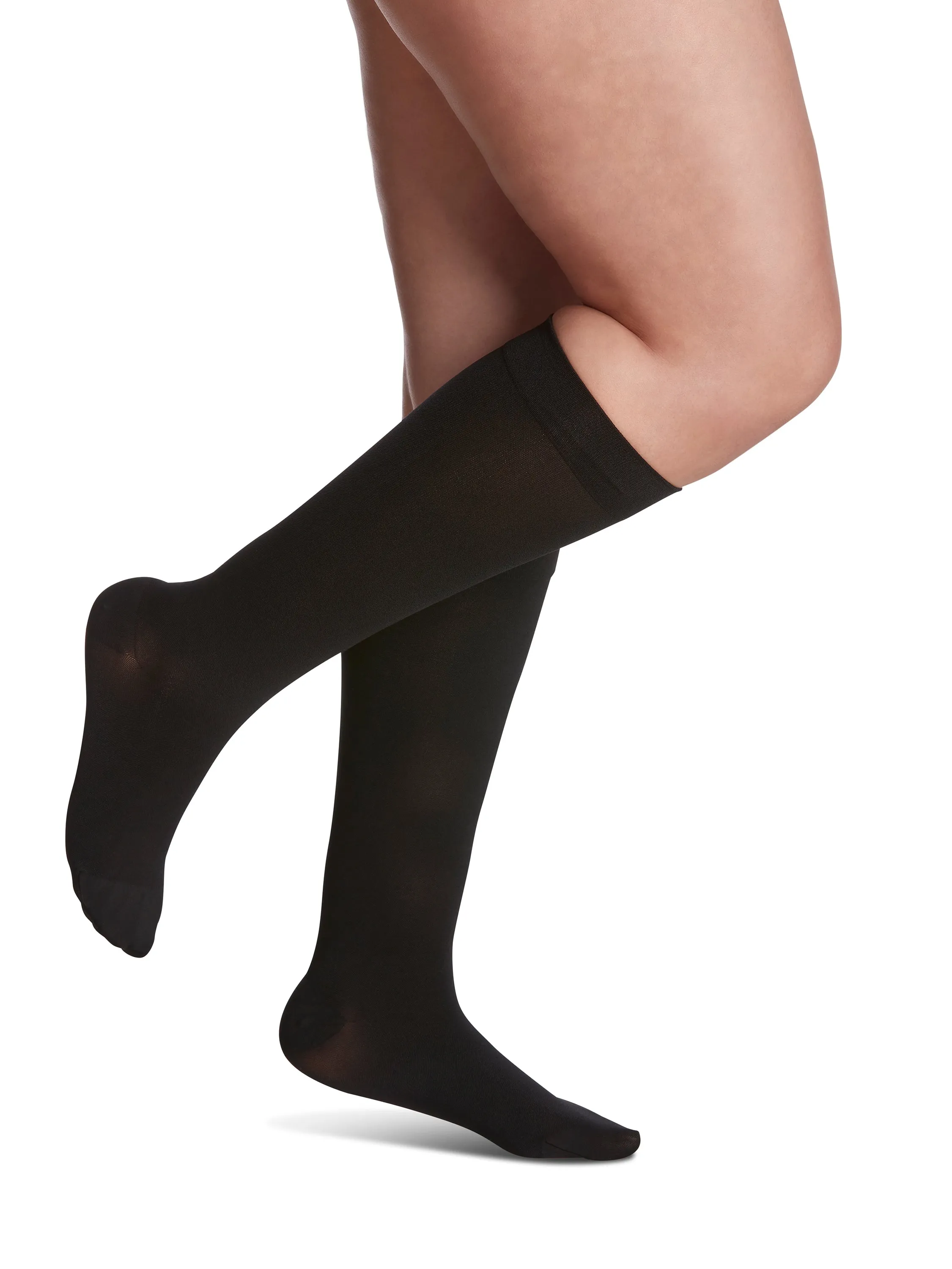 Sigvaris Soft Opaque (Formerly 840 Soft Opaque) Women's Knee High  20-30mmHg-Closed Toe