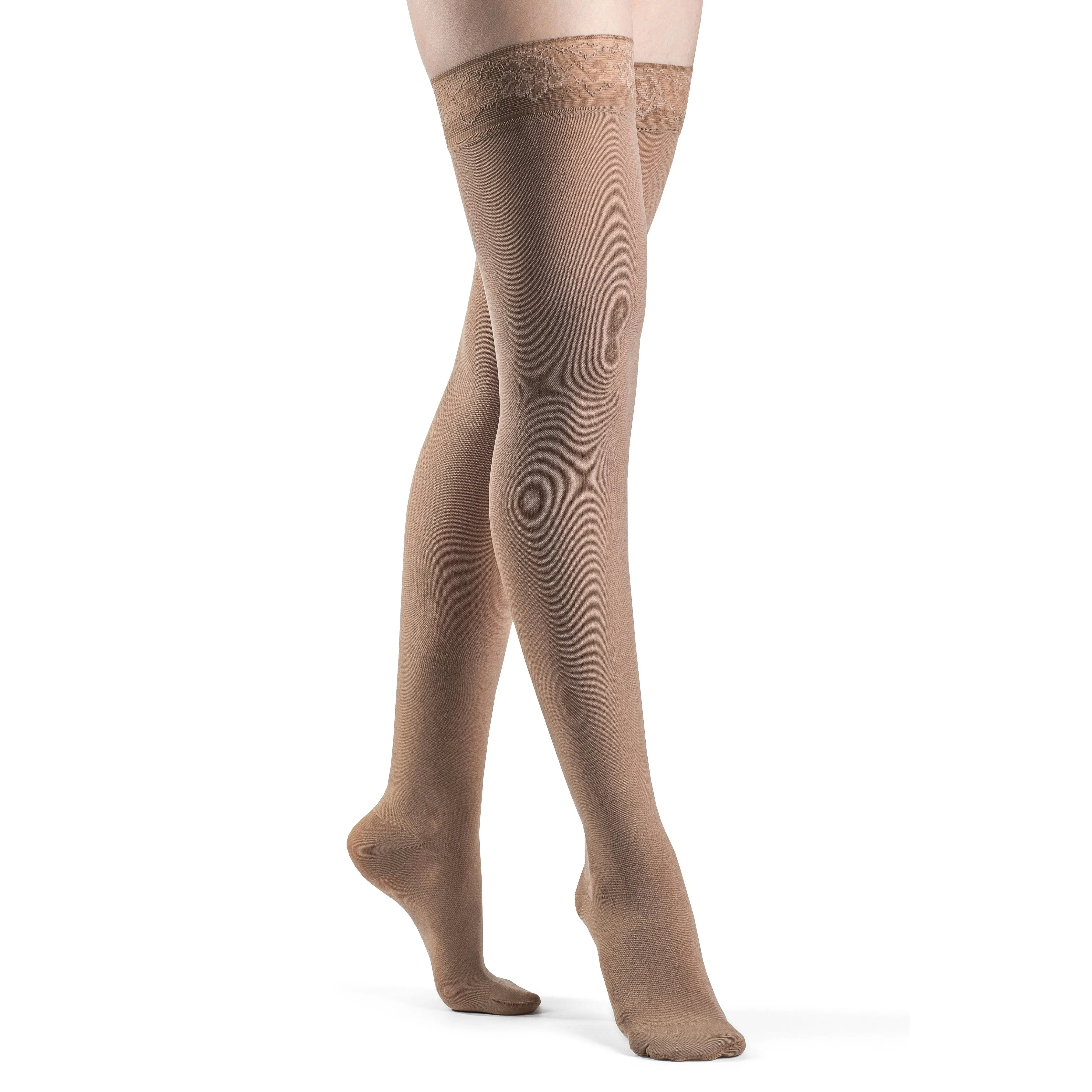 Sigvaris Soft Opaque Women's Thigh High 15-20 mmHg