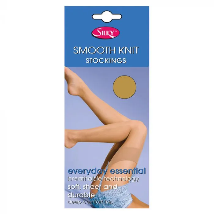 Silky Smooth Knit 15 Denier Stockings 100% Nylon