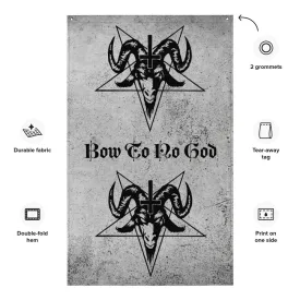 Soft Goth Wall Decor / Gothic Home Decor With Baphomet Print / Flag Wall Decor / High Quality Flag