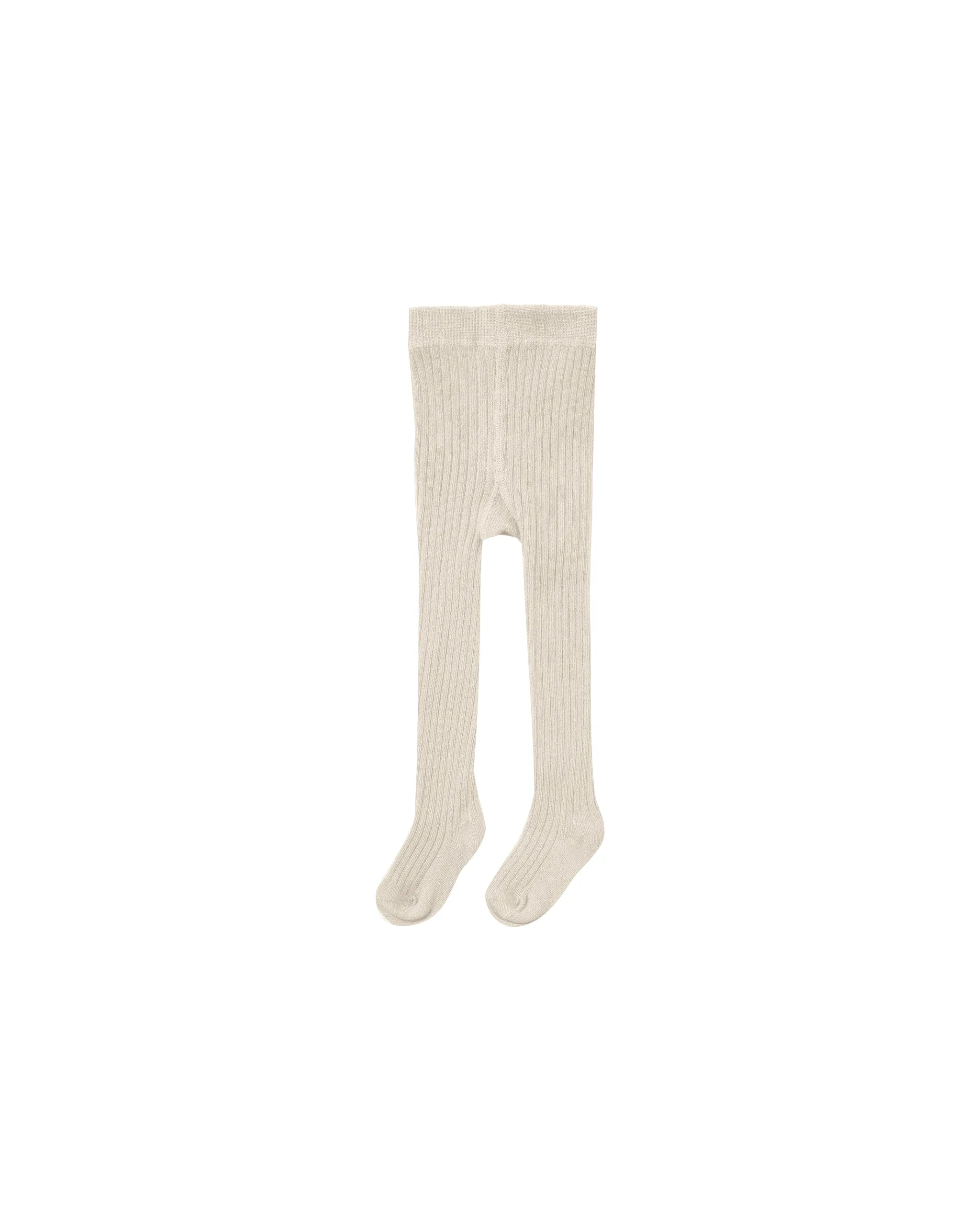 The Ribbed Knit Tights by Rylee   Cru - Stone - BABY