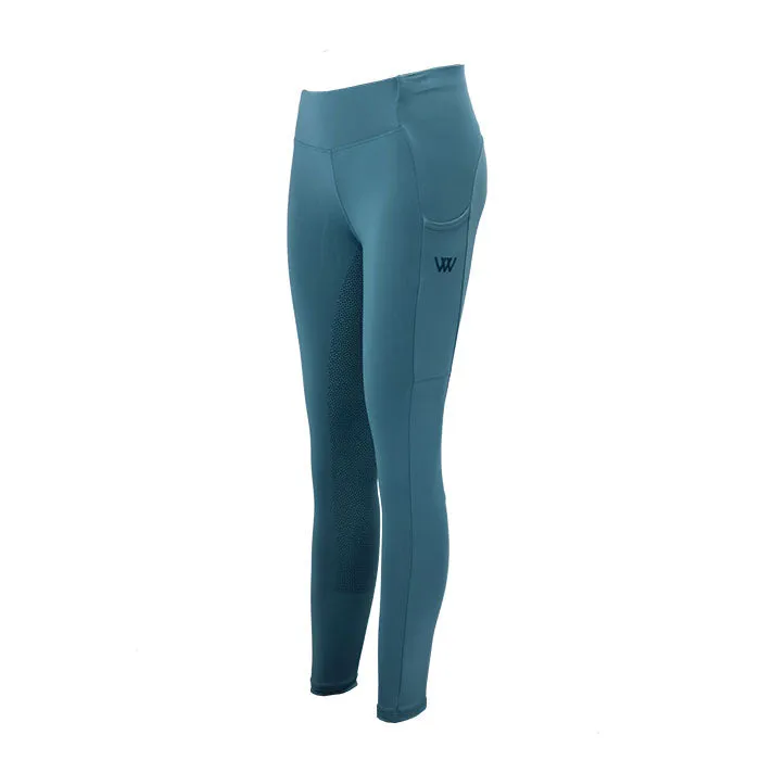 Woof Wear Young Rider Pro Tight Mineral Blue