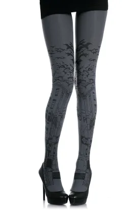 ZOHARA ONE WAY Grey Tights